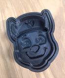 Chase (Head) from Paw Patrol Bath Bomb Mold