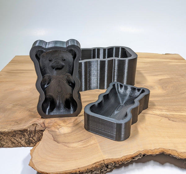 Gummy Bear Bath Bomb Mold, 3D Printed, MN  Prints & Molds