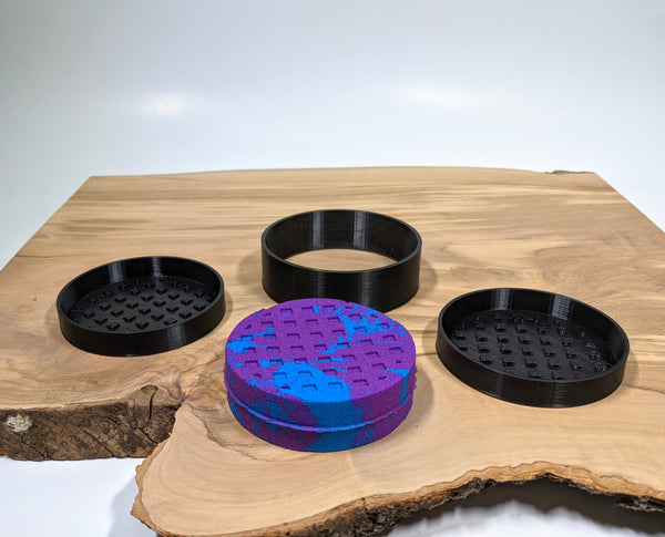 Waffle Bath Bomb Mold, 3D Printed, MN Prints & Molds