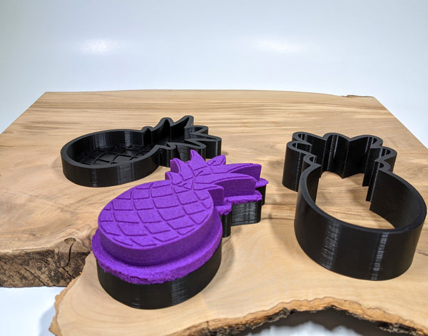 Pineapple Bath Bomb Mold, 3D Printed, MN  Prints & Molds