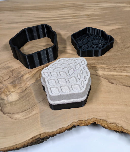 Rubik's Cube Bath Bomb Mold, 3D Printed, MN Prints & Molds