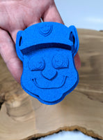 Chase Head Paw Patrol Bath Bomb Mold, 3D Printed, MN Prints & Molds