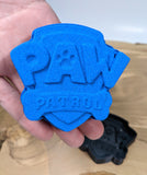 Paw Patrol Logo Bath Bomb Mold, 3D Printed, MN Prints & Molds